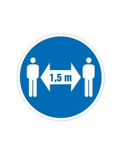 1,5 MÉTERES TÁVOLSÁGTARTÁS!