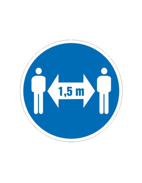 1,5 MÉTERES TÁVOLSÁGTARTÁS!