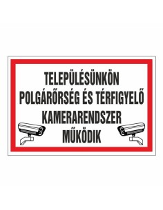 TELEPÜLÉSÜNKÖN POLGÁRÕRSÉG ÉS TÉRFIGYELÕ KAMERARENDSZER MÛKÖDIK