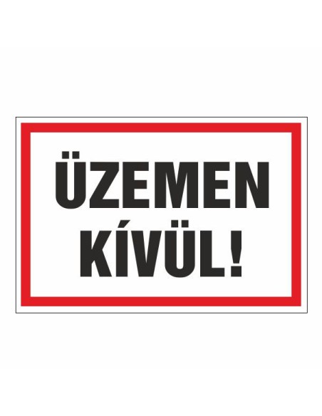 ÜZEMEN KÍVÜL!