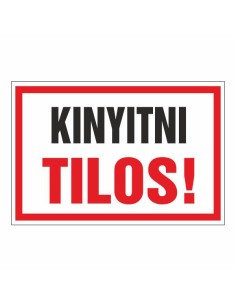 KINYITNI TILOS!