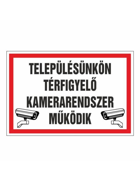 TELEPÜLÉSÜNKÖN TÉRFIGYELÕ KAMERARENDSZER MÛKÖDIK