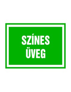 Színes üveg