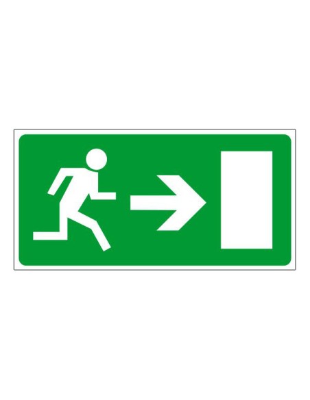 Menekülési út, vészkijárat jobbra