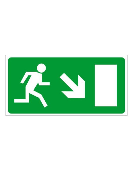 Menekülési út, vészkijárat jobbra le