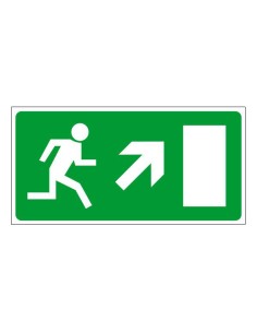 Menekülési út, vészkijárat jobbra fel