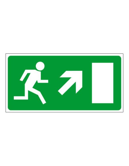 Menekülési út, vészkijárat jobbra fel