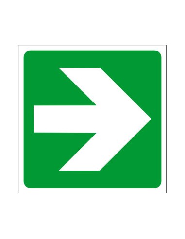 Irány nyíl fehér színű zöld négyzeten