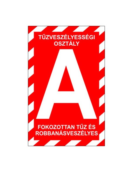 "A" Tűzveszélyességi osztály