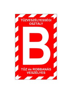 "B" Tűzveszélyességi osztály