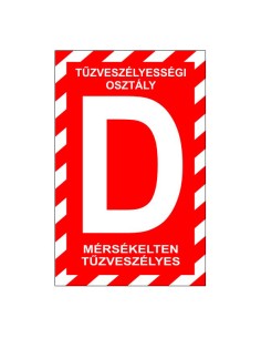 "D" Tűzveszélyességi osztály