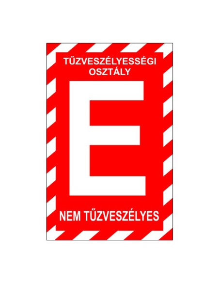 "E" Tűzveszélyességi osztály