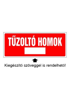 Tűzoltó homok
