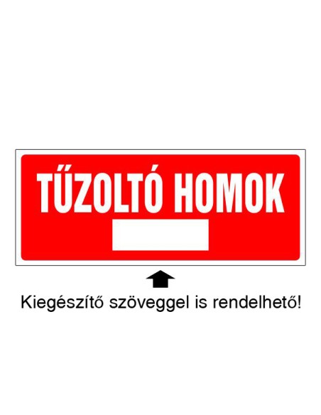 Tűzoltó homok