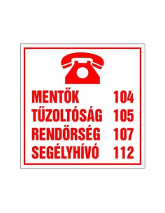 Mentők, Tűzoltók, Rendőrség