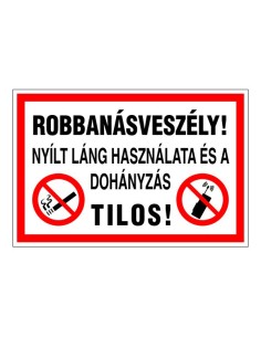 Robbanásveszély!