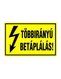 TÖBBIRÁNYÚ BETÁPLÁLÁS!