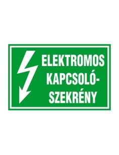 ELEKTROMOS KAPCSOLÓSZEKRÉNY