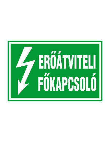 ERŐÁTVITELI FŐKAPCSOLÓ