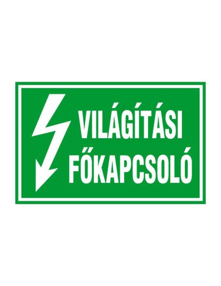 VILÁGÍTÁSI FŐKAPCSOLÓ