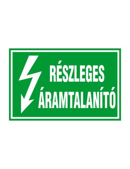 RÉSZLEGES ÁRAMTALANÍTÓ