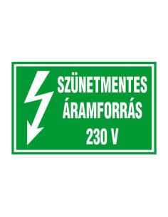 SZÜNETMENTES ÁRAMFORRÁS 230 V