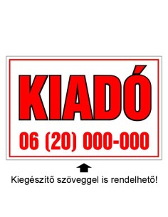 Kiadó!