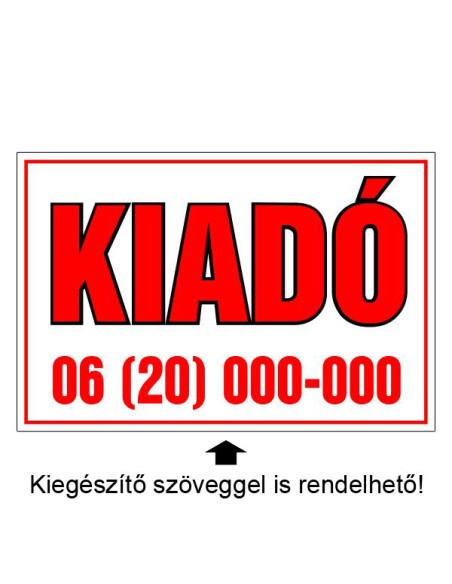 Kiadó!