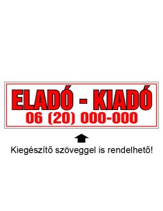 Eladó - Kiadó!