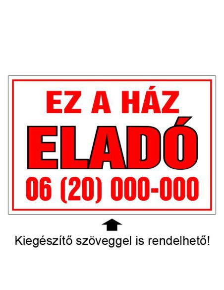 Ez a ház eladó!