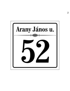 Házszámtábla 1711