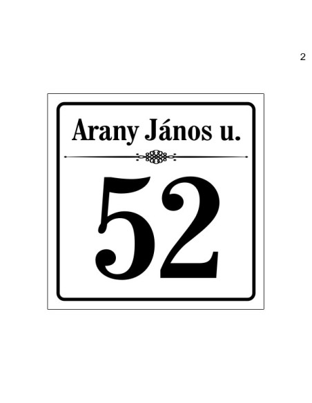 Házszámtábla 1711