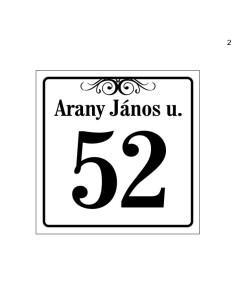 Házszámtábla 1712