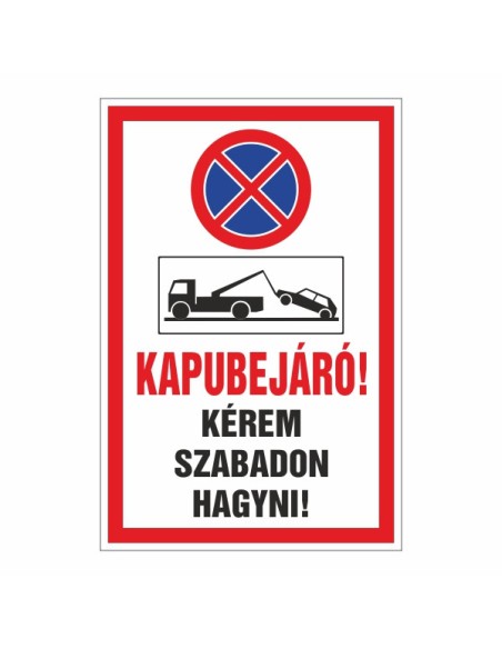 Kapubejáró! Kérem szabadon hagyni!